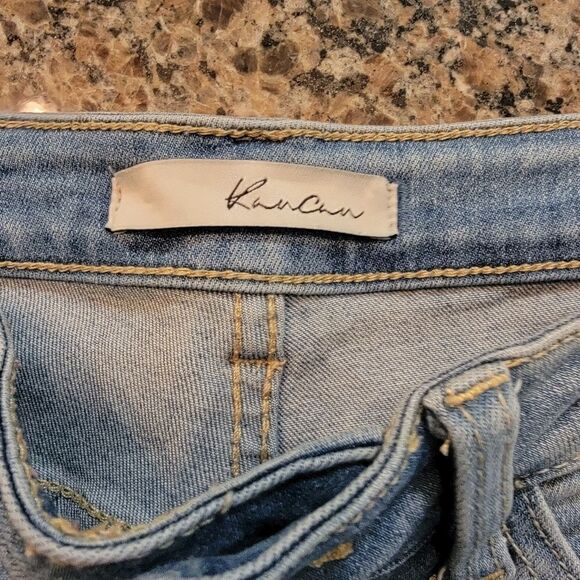 Kancan Distressed Denim Ankle Skinny Jeans Size 26 - Picture 6 of 8